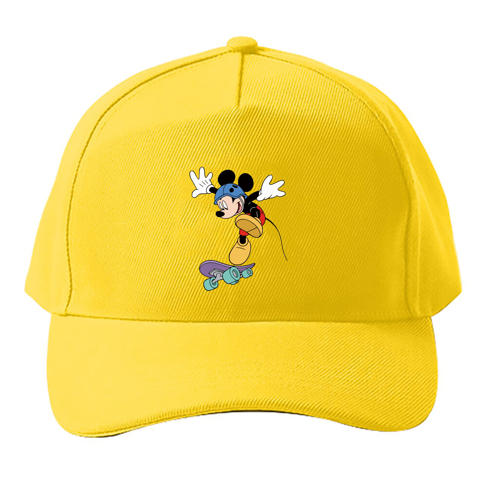 （画像用） ミッキーマウス Mickey Mouse ベースボールキャップ 綿100％ 男女兼用 帽子 スポーツ